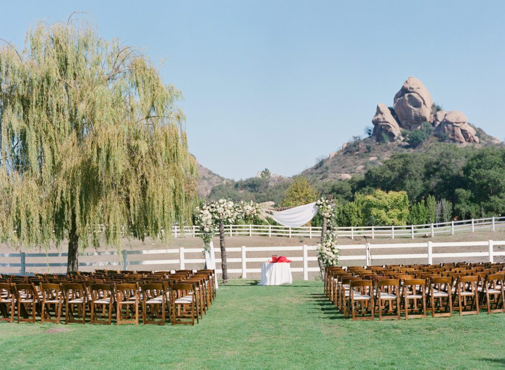 Saddlerock ranch wedding in malibu, california