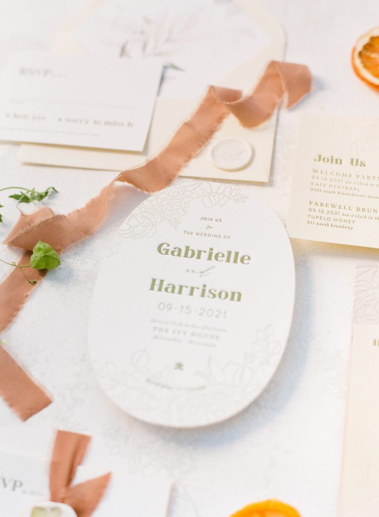 wedding stationery by bayview printing co