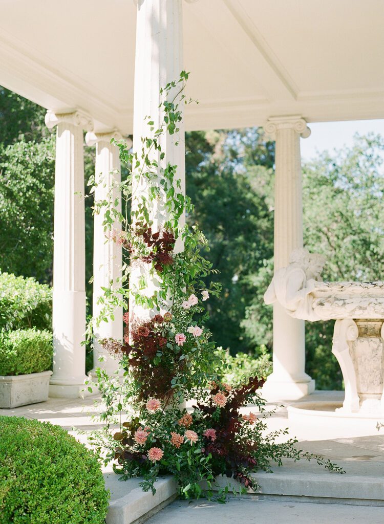 montalvo wedding ceremonly by found floral