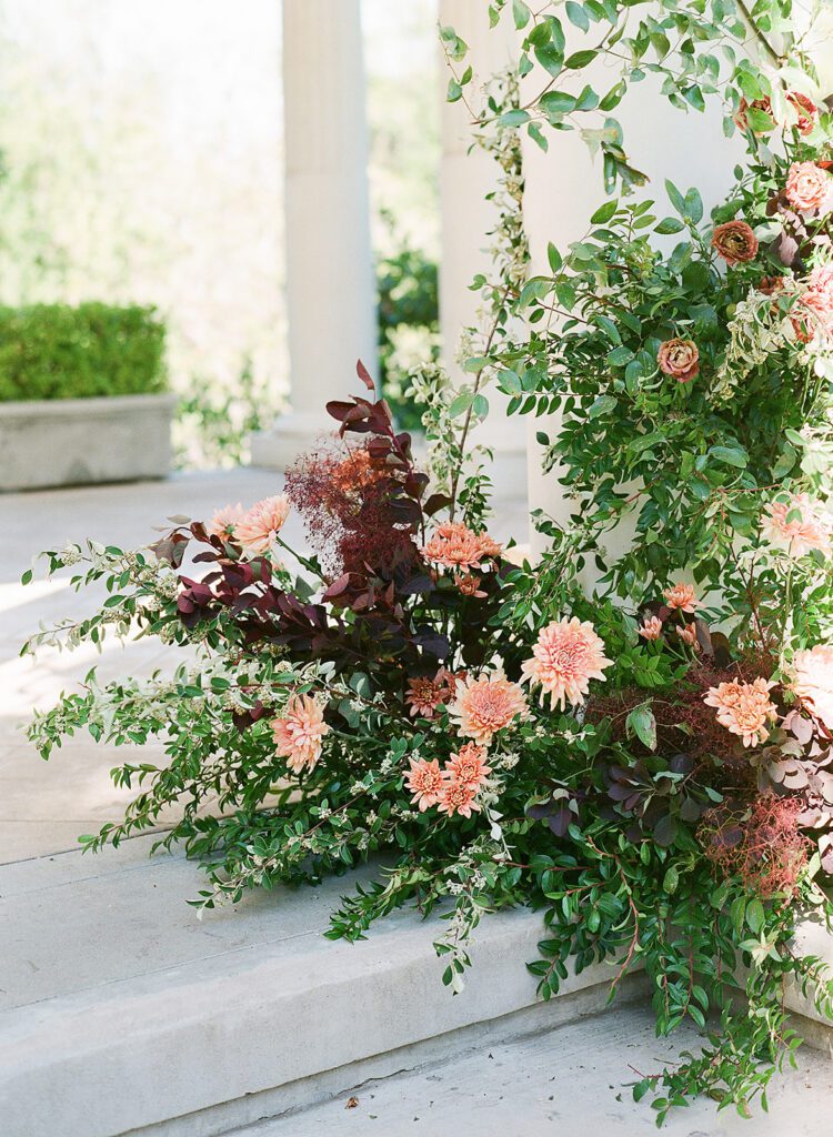 montalvo wedding ceremonly by found floral