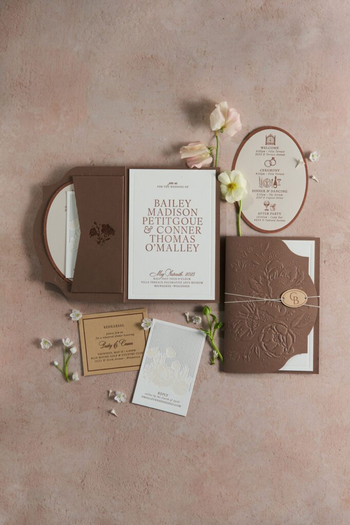 villa terrace wedding details