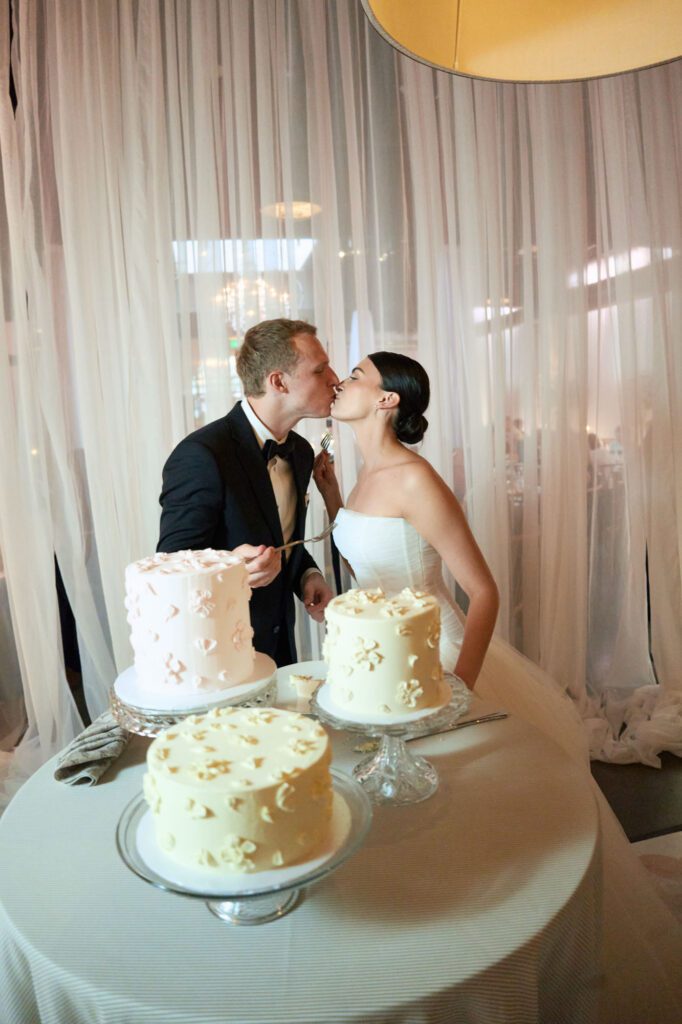 cake cutting at the villa terrace